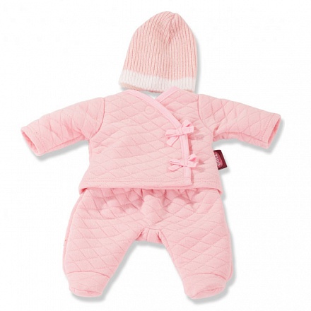 Одежда на прогулку для малыша розовая 30-33 см 